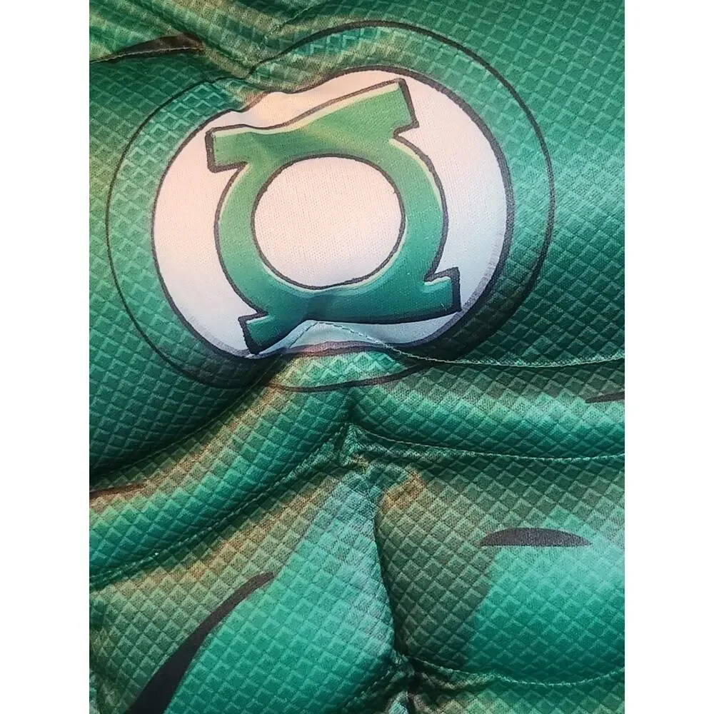 DC Green Lantern Child Costume Large Boys Muscle Jumpsuit Halloween Fun World